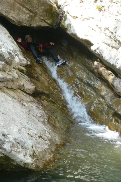 Canyoning in the Vione torrent in Tignale on Lake Garda 0